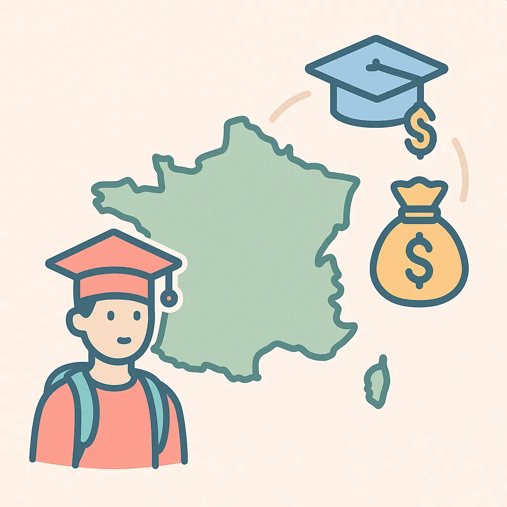 A global map illustrating student loan availability by country and region.