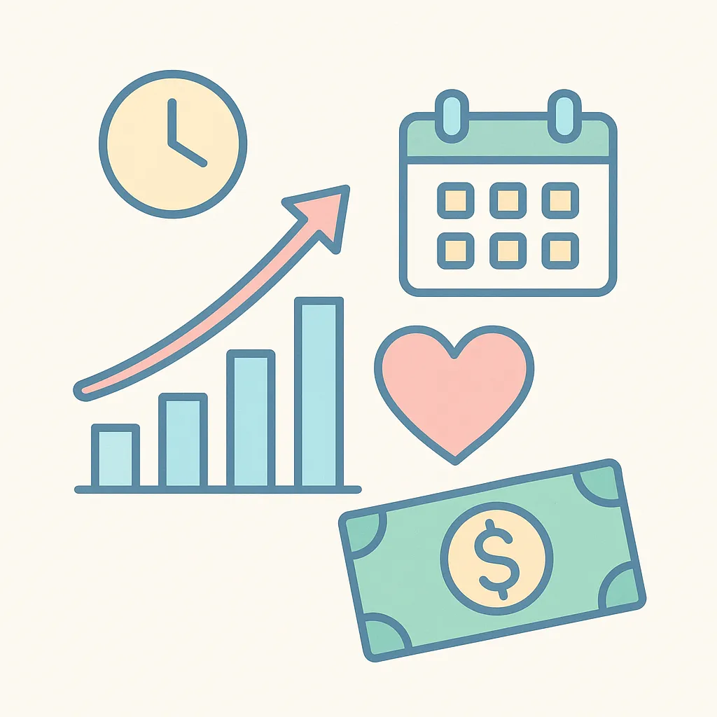 Line graph comparing cumulative interest on a standard amortization schedule with an accelerated schedule that includes $500 in additional monthly payments.